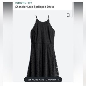 Fortune &‎ Ivy plus size Chandler Lace Scalloped dress. Worn 2x . Retail 99